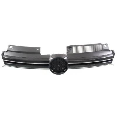 Rareelectrical - New Primed Grille Assembly Compatible With Volkswagen Golf Tdi Comfortline 4 Cyl 2.0L Golf Trendline - Image 1