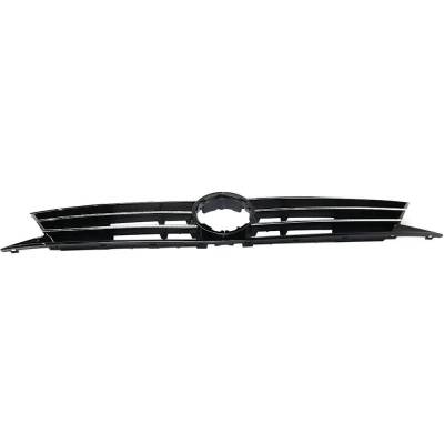 Rareelectrical - New Textured Black Grille Assembly Compatible With Volkswagen Jetta Comfortline 4 Cyl 1.8L Jetta Se - Image 6