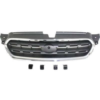 RAREELECTRICAL - New Chrome Shell Grille Assembly Compatible With Subaru Outback R Vdc Limited 6 Cyl 3.0L Outback Xt - Image 6