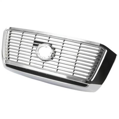 Rareelectrical - New Chrome Shell Grille Assembly Compatible With Toyota Tundra Limited 8 Cyl 5.7L Tundra Sr5 8 Cyl - Image 6