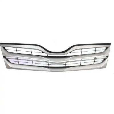 Rareelectrical - New Silver Shell Grille Assembly Compatible With Toyota Venza Base 4 Cyl 2.7L Venza Base 6 Cyl 3.5L - Image 1