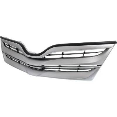 Rareelectrical - New Silver Shell Grille Assembly Compatible With Toyota Venza Base 4 Cyl 2.7L Venza Base 6 Cyl 3.5L - Image 2