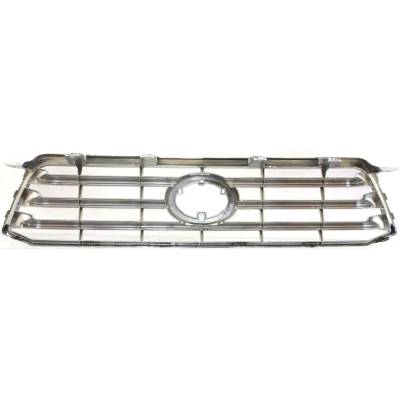Rareelectrical - Chrome Accent Grille Assembly Compatible With Toyota Highlander Sport 6 Cyl 3.5L 2008-2010 By - Image 4