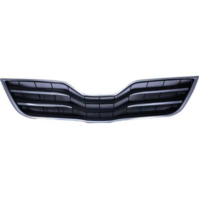 Rareelectrical - New Chrome Shell Grille Assembly Compatible With Toyota Camry Xle 4 Cyl 2.5L Camry Xle 6 Cyl 3.5L - Image 1