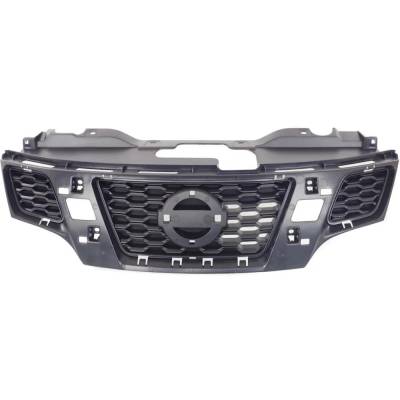 New Black Grille Assembly Compatible With Nissan Nv200 Taxi 4 Cyl 2.0L Nv200 Sv 4 Cyl 2.0L Nv200 S 4