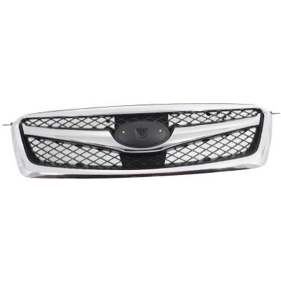 New Chrome Shell Grille Assembly Compatible With Subaru Legacy 3.6R Premium 6 Cyl 3.6L Legacy 2.5I