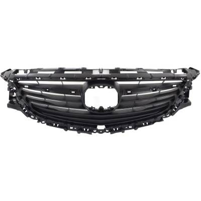 Rareelectrical - New Textured Gray Grille Assembly Compatible With Mazda 6 Gs 4 Cyl 2.5L 6 Gt 4 Cyl 2.5L Sport - Image 1