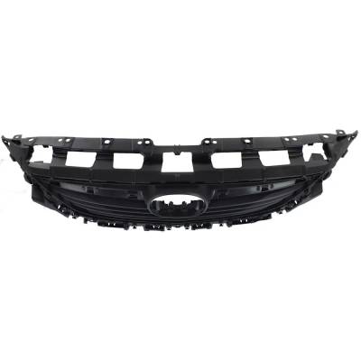 Rareelectrical - New Textured Gray Grille Assembly Compatible With Mazda 6 Gs 4 Cyl 2.5L 6 Gt 4 Cyl 2.5L Sport - Image 4