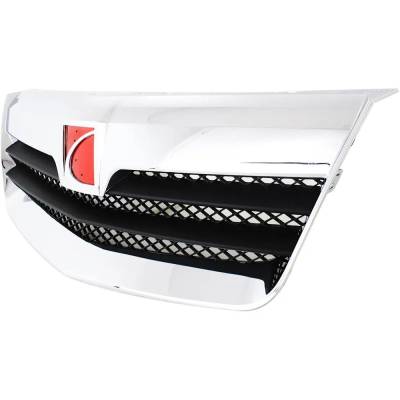 Rareelectrical - Chrome Shell Grille Assembly Compatible With Saturn Outlook Xe 6 Cyl 3.6L Outlook Xr 6 Cyl 3.6L - Image 2