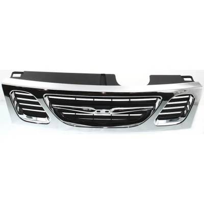 Rareelectrical - New Grille Assembly Compatible With Saab 9-3 Linear 4 Cyl 2.0L 9-3 Base 4 Cyl 2.0L 9-3 Vector 4 Cyl - Image 1