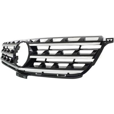 Rareelectrical - New Painted Black Grille Assembly Compatible With Mercedes Benz Ml350 4Matic 6 Cyl 3.5L Ml350 - Image 2