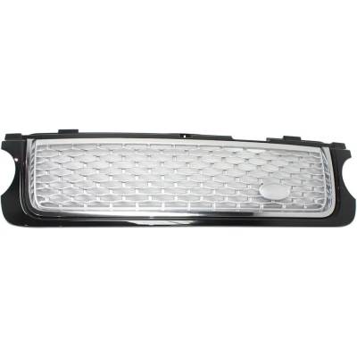 New Black Shell Grille Assembly Compatible With Land Rover Range Rover Supercharged 8 Cyl 5.0L Range