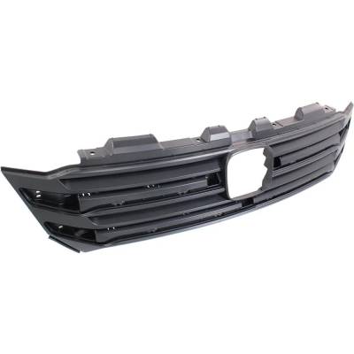 Rareelectrical - Textured Black Grille Assembly Compatible With Honda Pilot Touring 6 Cyl 3.5L Pilot Elite 6 Cyl 3.5L - Image 3