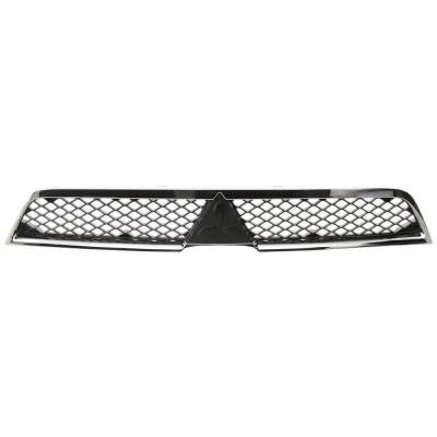 New Chrome Shell Grille Assembly Compatible With Mitsubishi Lancer Gt Sportback 4 Cyl 2.0L Lancer