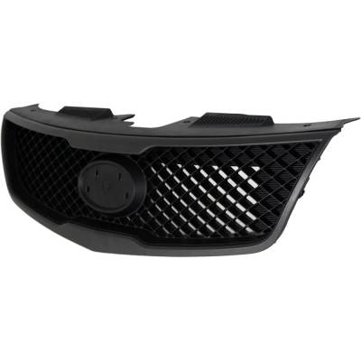 Rareelectrical - New Textured Black Grille Assembly Compatible With Kia Forte Ex 4 Cyl 2.0L Forte Sx 4 Cyl 2.4L Forte - Image 2
