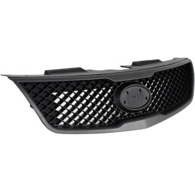 Rareelectrical - New Textured Black Grille Assembly Compatible With Kia Forte Lx 4 Cyl 2.0L Forte Sx 4 Cyl 2.4L Forte - Image 3