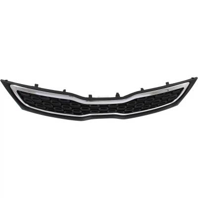RAREELECTRICAL - New Black Grille Assembly Compatible With Kia Rio Ex 4 Cyl 1.6L Rio Sx 4 Cyl 1.6L Rio Lx+ 4 Cyl 1.6L - Image 4
