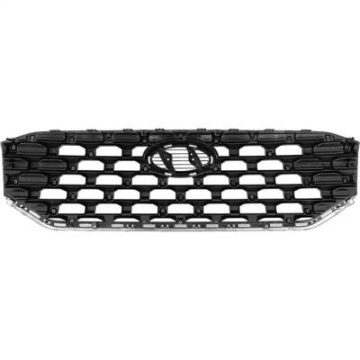 Rareelectrical - New Textured Black Grille Assembly Compatible With Hyundai Santa Fe Preferred 4 Cyl 2.5L Santa Fe - Image 4