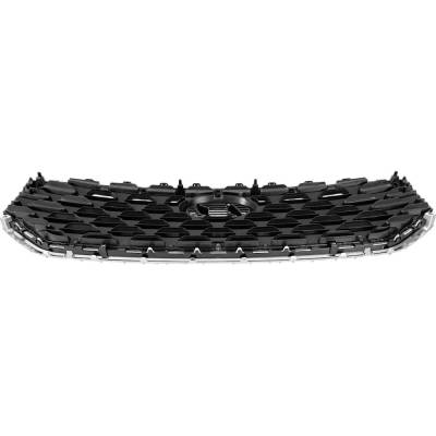 Rareelectrical - New Textured Black Grille Assembly Compatible With Hyundai Santa Fe Sel 4 Cyl 2.5L Santa Fe Hybrid - Image 6