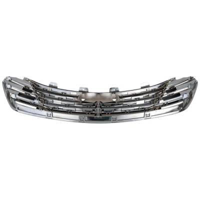 Rareelectrical - New Chrome Grille Assembly Compatible With Hyundai Santa Fe Limited 6 Cyl 3.3L Santa Fe Gls 6 Cyl - Image 5
