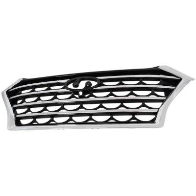 Rareelectrical - New Painted Black Grille Assembly Compatible With Hyundai Tucson Luxury 4 Cyl 2.4L Tucson Urban - Image 1