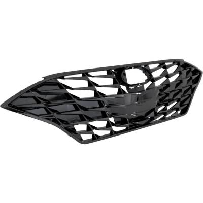 Rareelectrical - New Black Shell Grille Assembly Compatible With Hyundai Sonata Sel 4 Cyl 2.5L Sonata Sel Plus 4 Cyl - Image 3