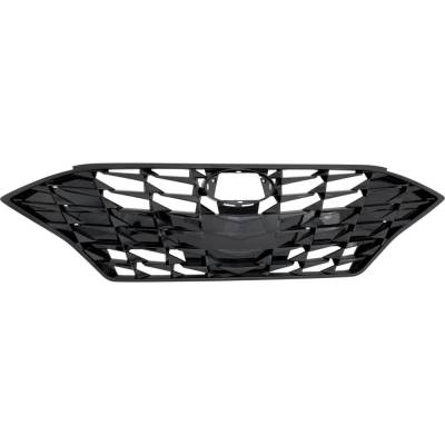 Rareelectrical - New Black Shell Grille Assembly Compatible With Hyundai Sonata Sel Plus 4 Cyl 1.6L Sonata Sport 4 - Image 2