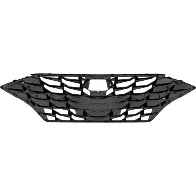 Rareelectrical - New Black Shell Grille Assembly Compatible With Hyundai Sonata Sel Plus 4 Cyl 1.6L Sonata Sport 4 - Image 4