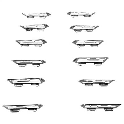 Rareelectrical - New Chrome Grille Assembly Compatible With Mercedes Benz Gla250 Base 4 Cyl 2.0L Gla250 4Matic 4 Cyl - Image 2