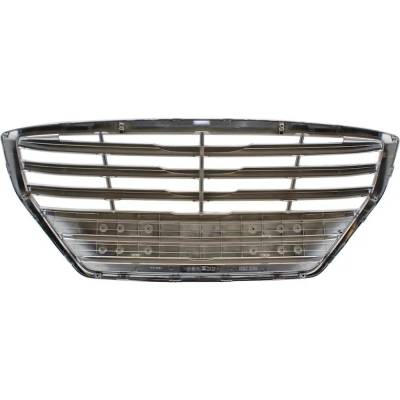 Rareelectrical - New Painted Silver Grille Assembly Compatible With Hyundai Genesis 3.8 6 Cyl 3.8L Genesis 5.0 8 Cyl - Image 5
