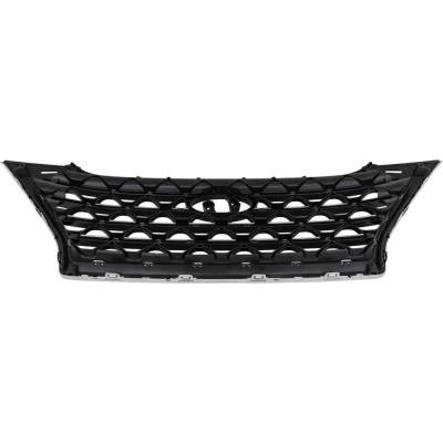 Rareelectrical - New Painted Black Grille Assembly Compatible With Hyundai Tucson Sel 4 Cyl 2.4L Tucson Preferred 4 - Image 5