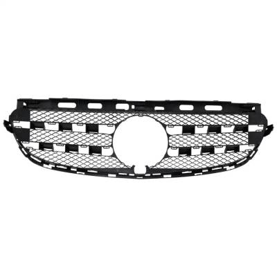 Rareelectrical - New Textured Black Grille Assembly Compatible With Mercedes Benz E400 Base 6 Cyl 3.0L E300 4Matic 6 - Image 4