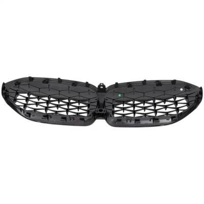 Rareelectrical - New Chrome Shell Grille Assembly Compatible With Bmw M340i Xdrive Base 6 Cyl 3.0L 330I Xdrive Base 4 - Image 4