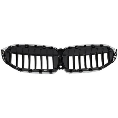 Rareelectrical - New Chrome Grille Assembly Compatible With Bmw 330I Xdrive Base 4 Cyl 2.0L 330I Base 4 Cyl 2.0L - Image 4