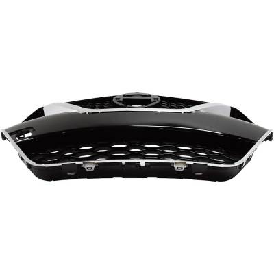 Rareelectrical - New Black Grille Assembly Compatible With Nissan Maxima S 6 Cyl 3.5L Maxima Sv 6 Cyl 3.5L Maxima Sl - Image 4