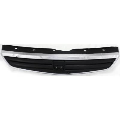 RAREELECTRICAL - New Chrome Shell Grille Assembly Compatible With Honda Civic Lx 4 Cyl 1.6L Civic Dx 4 Cyl 1.6L Civic - Image 5