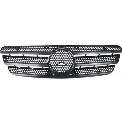 New Black Grille Assembly Compatible With Mercedes Benz Ml430 Base 8 Cyl 4.3L Ml350 Base 6 Cyl 3.7L