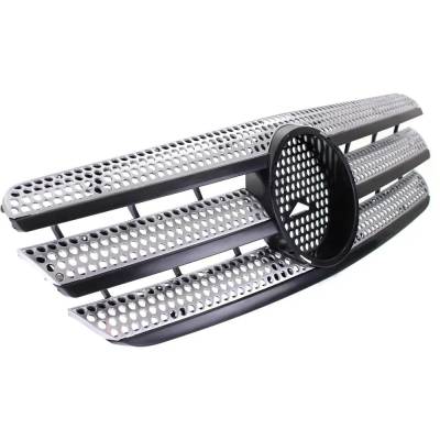Rareelectrical - New Silver Grille Assembly Compatible With Mercedes Benz Ml350 Base 6 Cyl 3.7L Ml500 Base 8 Cyl 5.0L - Image 2