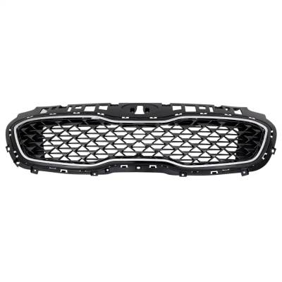 Rareelectrical - New Painted Black Grille Assembly Compatible With Kia Sportage Ex Premium 4 Cyl 2.4L Sportage Ex - Image 2