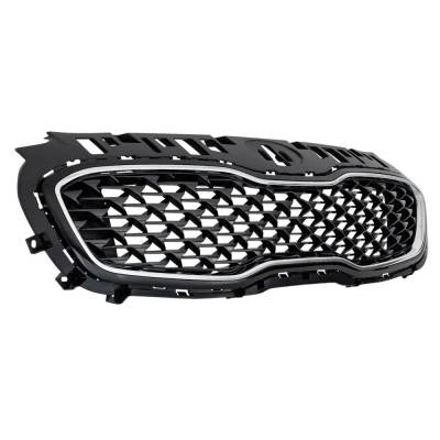Rareelectrical - New Painted Black Grille Assembly Compatible With Kia Sportage Ex Premium 4 Cyl 2.4L Sportage Ex - Image 3