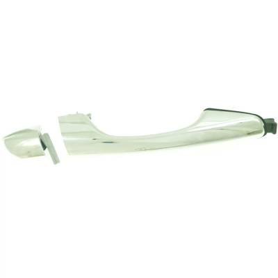 Front Passenger Side Exterior Door Handle Compatible With 2013-2019 Hyundai Santa Fe Chrome Without