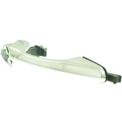 Rareelectrical - Front Passenger Side Exterior Door Handle Compatible With 2013-2019 Hyundai Santa Fe Chrome Without - Image 3