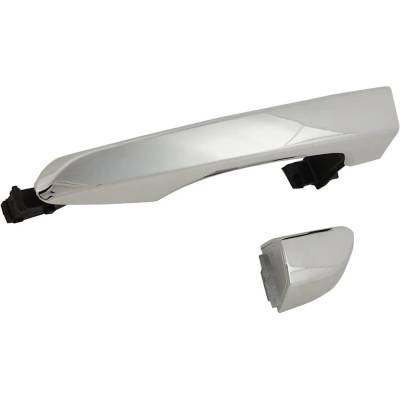 Rareelectrical - Left Rear Exterior Door Handle Compatible With 2016-2021 Hyundai Tucson Chrome Without Key Hole - Image 2