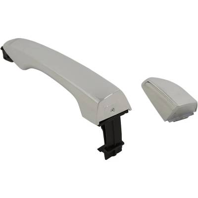 Rareelectrical - Left Rear Exterior Door Handle Compatible With 2016-2021 Hyundai Tucson Chrome Without Key Hole - Image 3