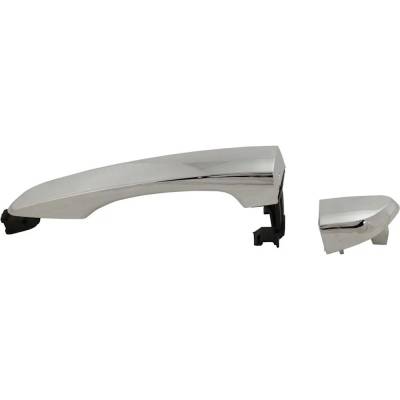 Rareelectrical - Left Rear Exterior Door Handle Compatible With 2016-2021 Hyundai Tucson Chrome Without Key Hole - Image 4