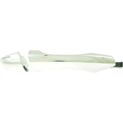 Rear Right (Passenger Side) Exterior Door Handle Compatible With 2013-2019 Hyundai Santa Fe Chrome