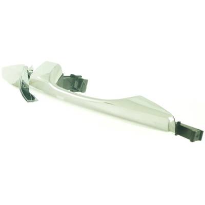 Rareelectrical - Rear Right (Passenger Side) Exterior Door Handle Compatible With 2013-2019 Hyundai Santa Fe Chrome - Image 3