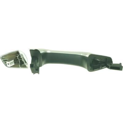 Rareelectrical - Rear Driver Side Exterior Door Handle Compatible With 2013-2019 Hyundai Santa Fe Chrome Without Key - Image 5