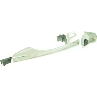 Rareelectrical - Left Rear Exterior Door Handle Compatible With 2013-2019 Hyundai Santa Fe Chrome Without Key Hole - Image 2