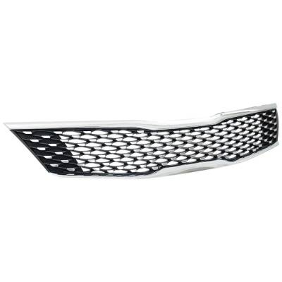 Rareelectrical - New OEM Grade Smoked Molding Grille Assembly Compatible With Kia Optima Ex 4 Cyl 2.4L 2016-2018 - Image 2